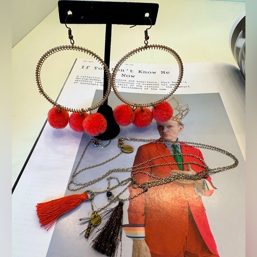 BUY OR BUNDLE FOR FREE WITH $125. Purchase.  Earrings & Necklace Set.